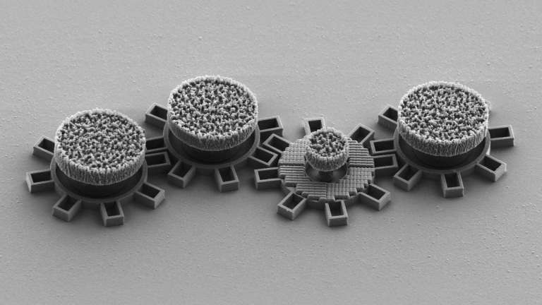 Scientists build micromotors smaller than a human hair.
